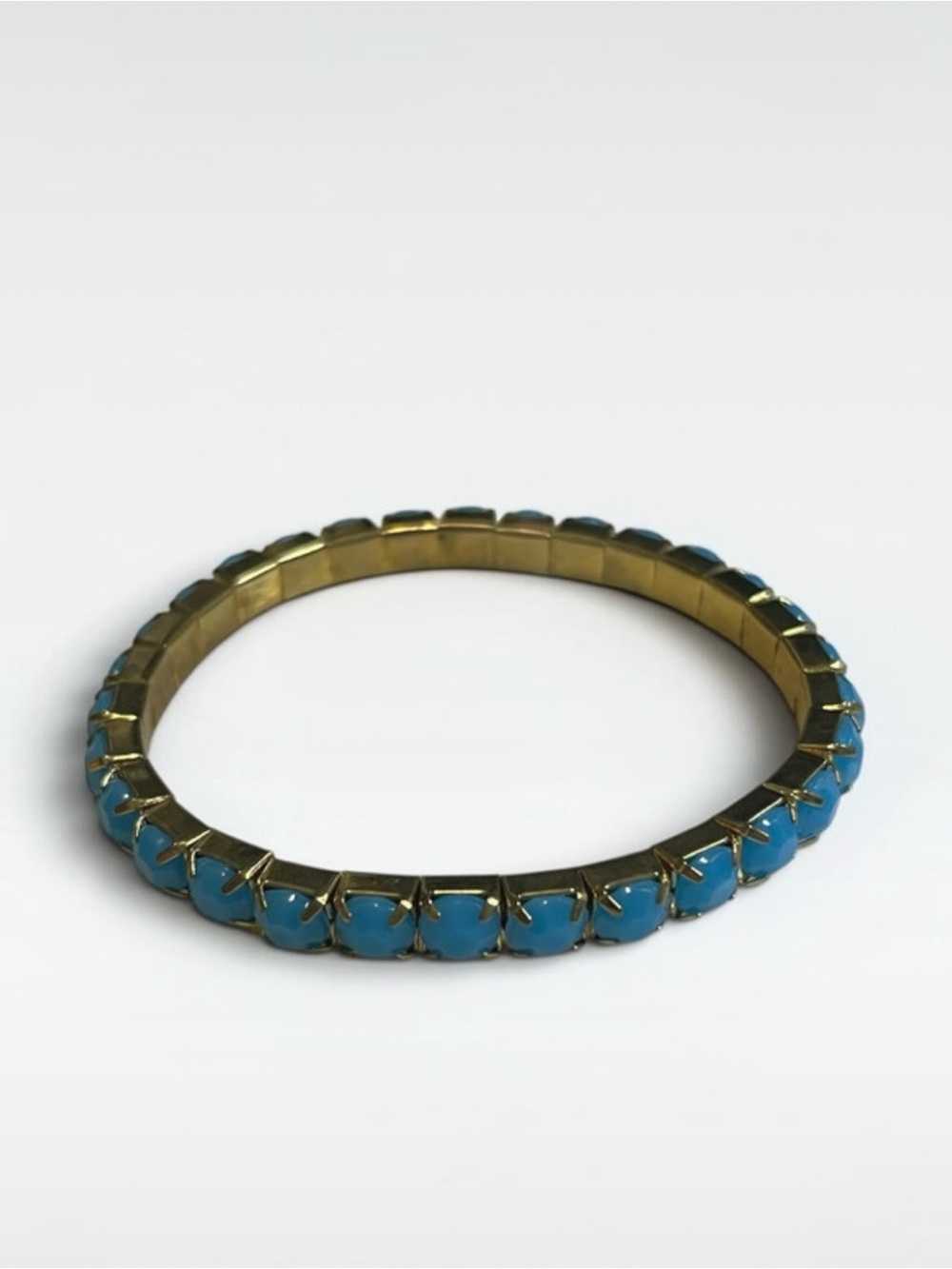 🍭5 for $20🍭 Gold-Tone Bracelet with Turquoise Cabochon Accents